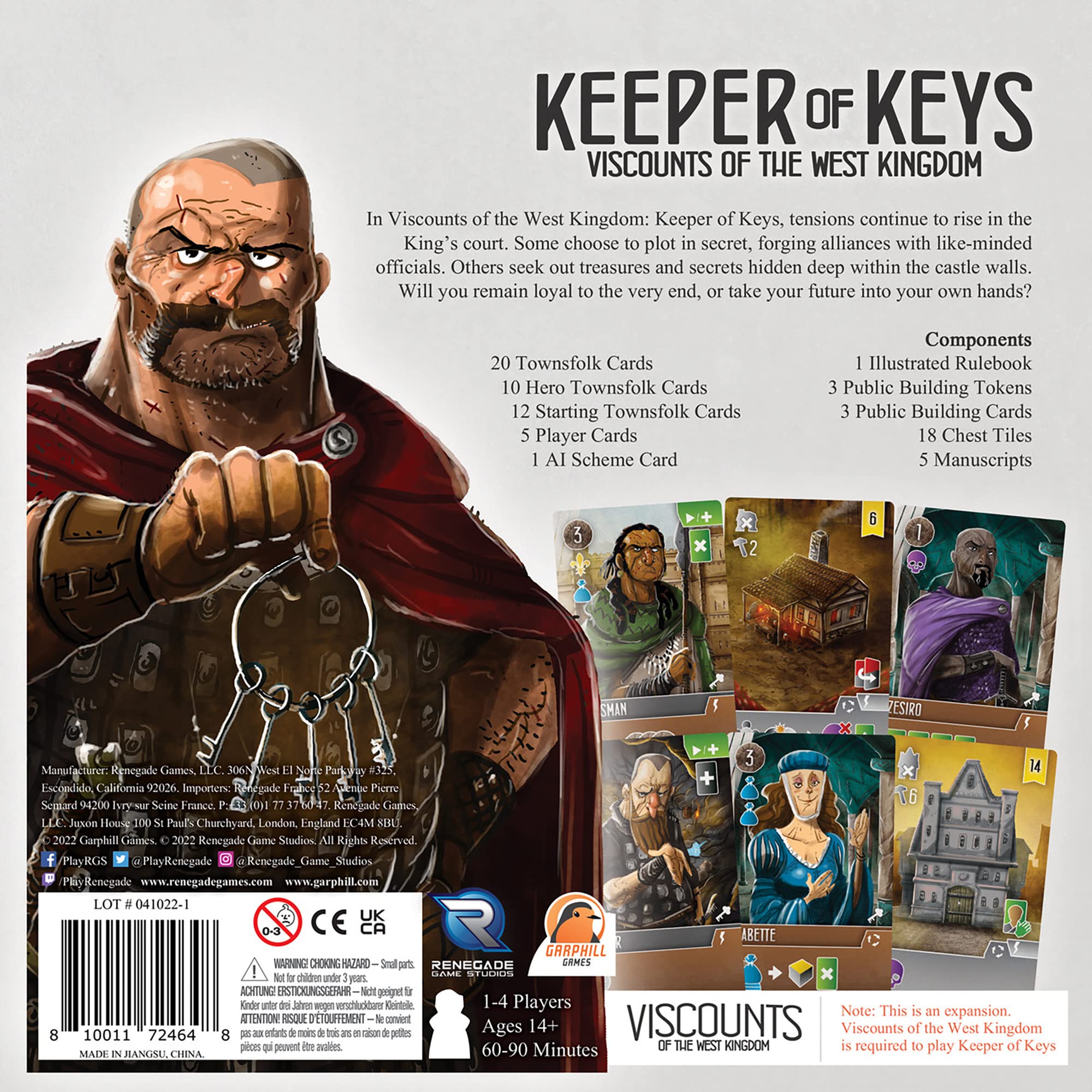 Renegade Keeper of Keys public buildings showcase unique abilities to sharpen strategies.