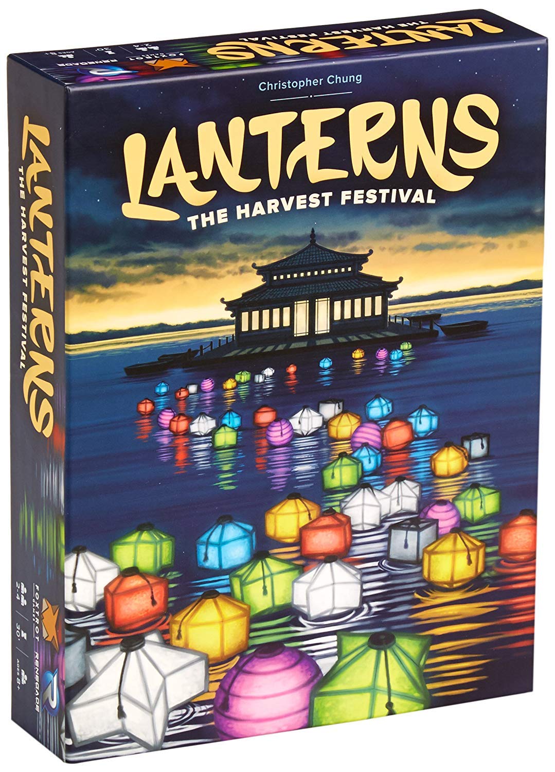Renegade Lanterns harvest lake tile: vivid artwork and strategic placement on the water.
