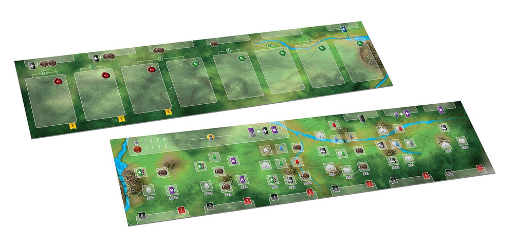 Renegade Paladins of the West Kingdom fortifications tiles deepen defensive planning.