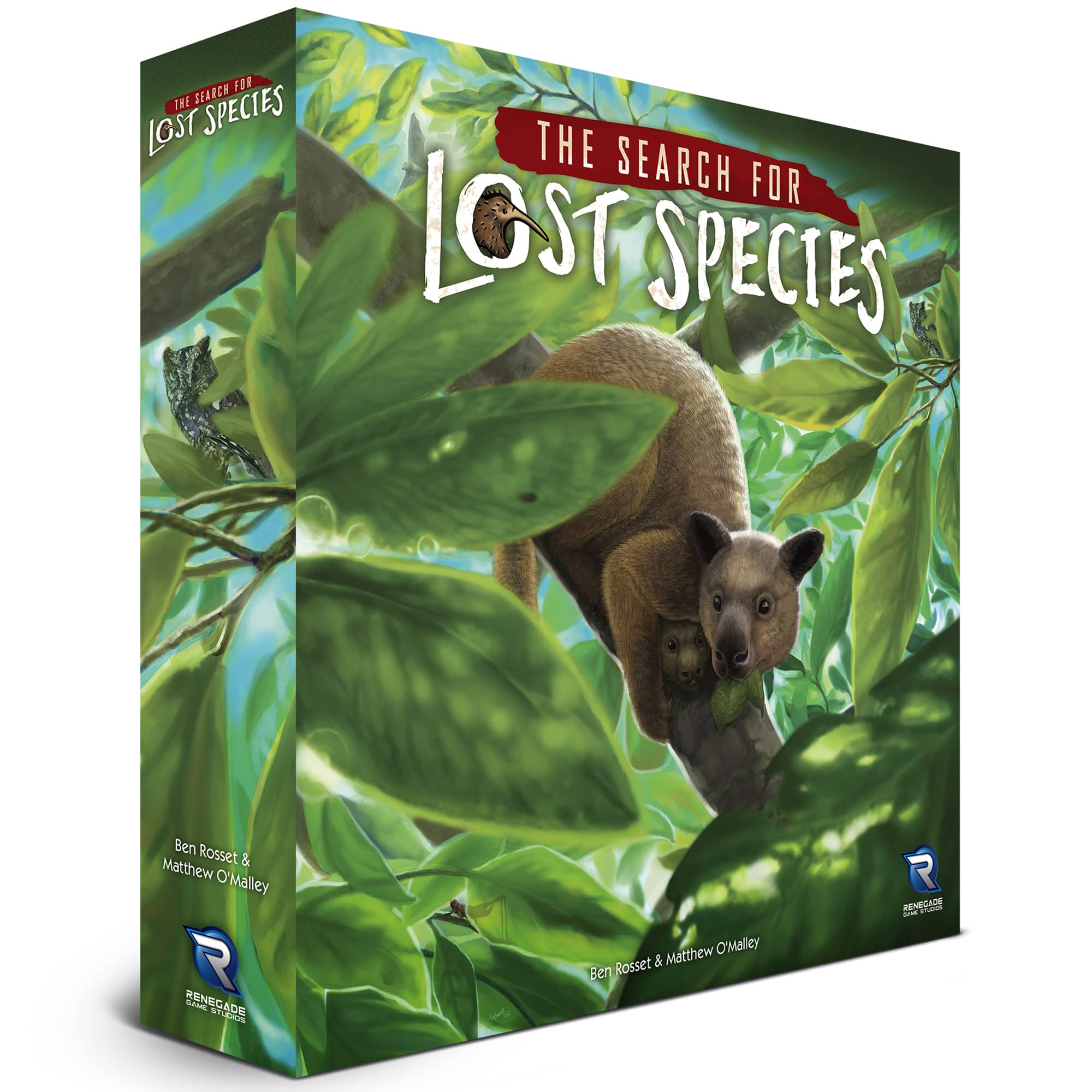 Renegade Game Studios The Search for Lost Species board game—cooperative discovery and deduction in a single box.