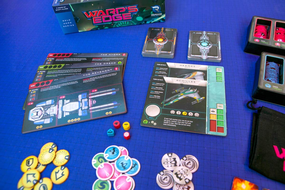 Renegade Warp's Edge mothership dashboard for strategic play
