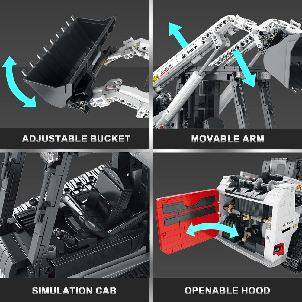 Reobrix Bobcat loader app control showing real-time adjustments