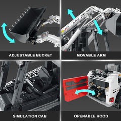 Reobrix Bobcat loader app control showing real-time adjustments