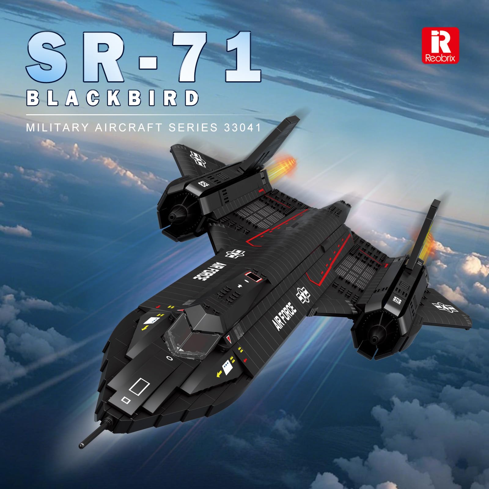 Reobrix SR-71 cockpit detail highlights authentic controls and scale accuracy.