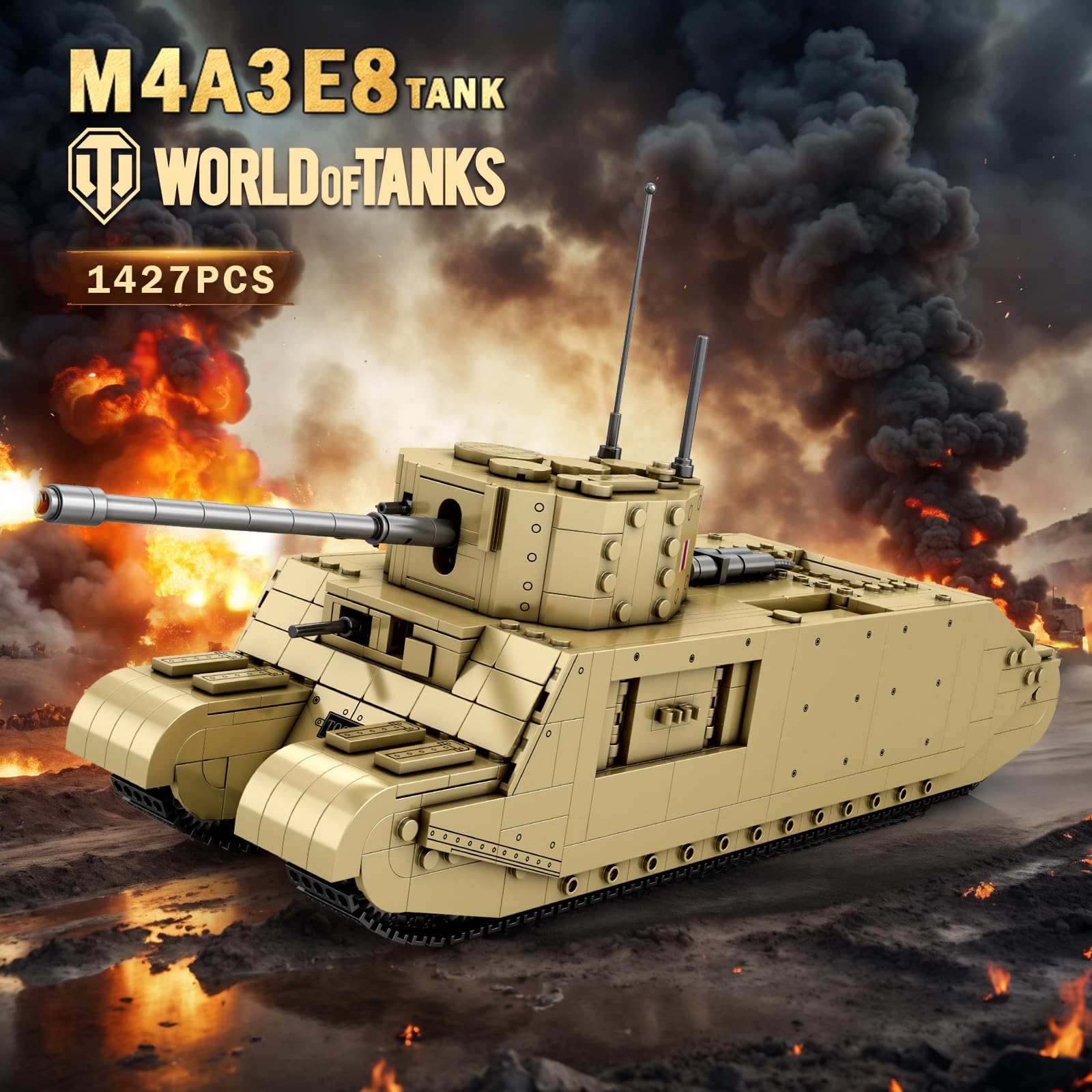 Reobrix TOG2 tank turret rotation demonstrates full playability