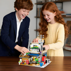 Reobrix two styles assembly demonstrates creative play and display options.