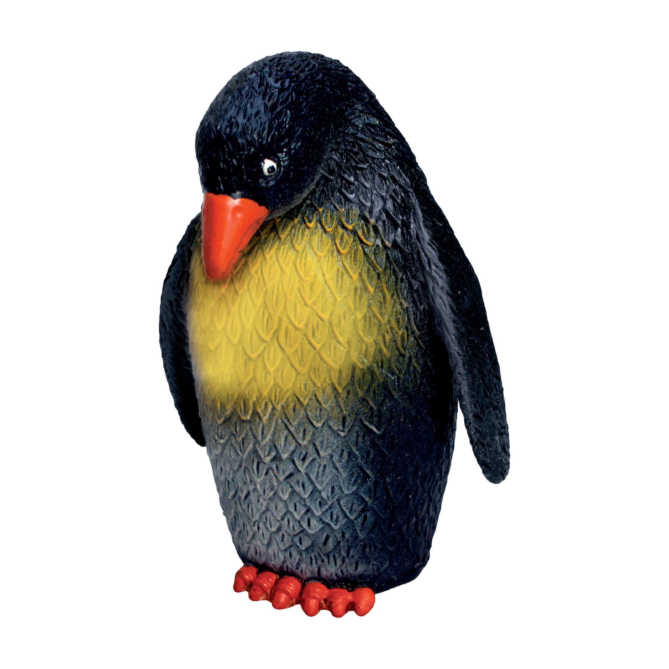 Rep Pals Penguin Stretchy Toy in hand, a soft sensory toy for tactile play.