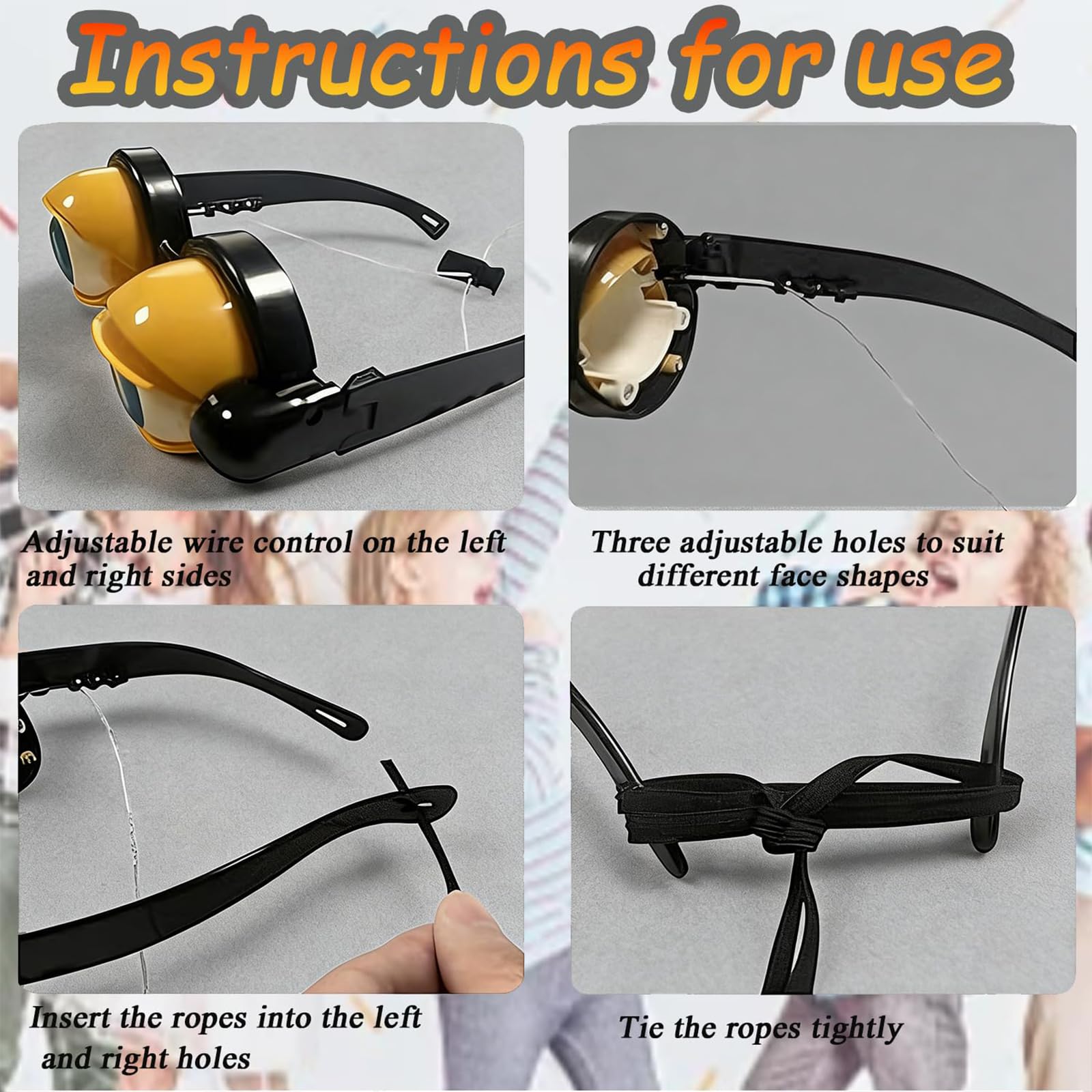 Rercarre winking eyes glasses ideal for performances