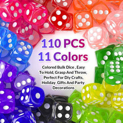 Rerdeim colored dice display 11 colors for color coded learning activities
