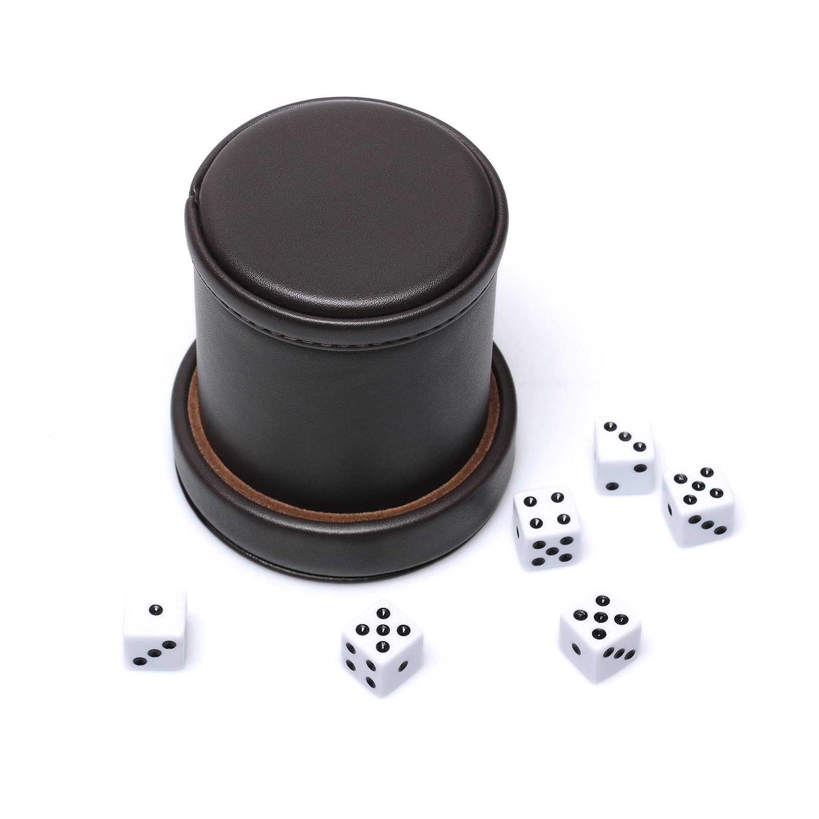 RERIVER six black-dot dice included for immediate play.
