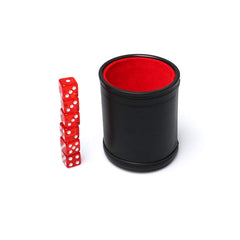 RERIVER dice cup in use on a game table for family fun.