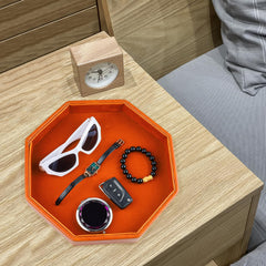 RERIVER dice tray easy to wipe clean in brown finish
