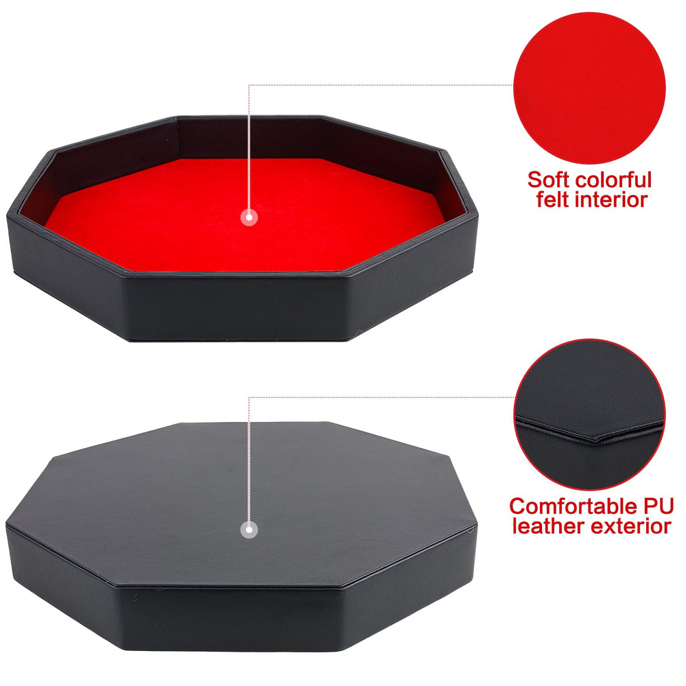 RERIVER octagonal interior surface for even dice rolls