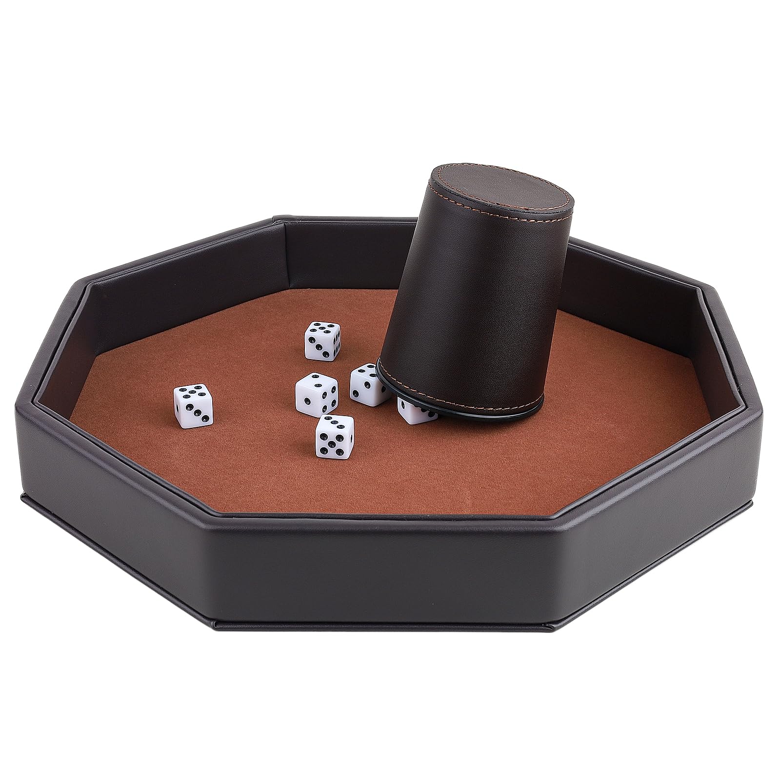 RERIVER dice tray close-up shows rolling surface texture.
