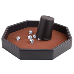 RERIVER dice tray close-up shows rolling surface texture.