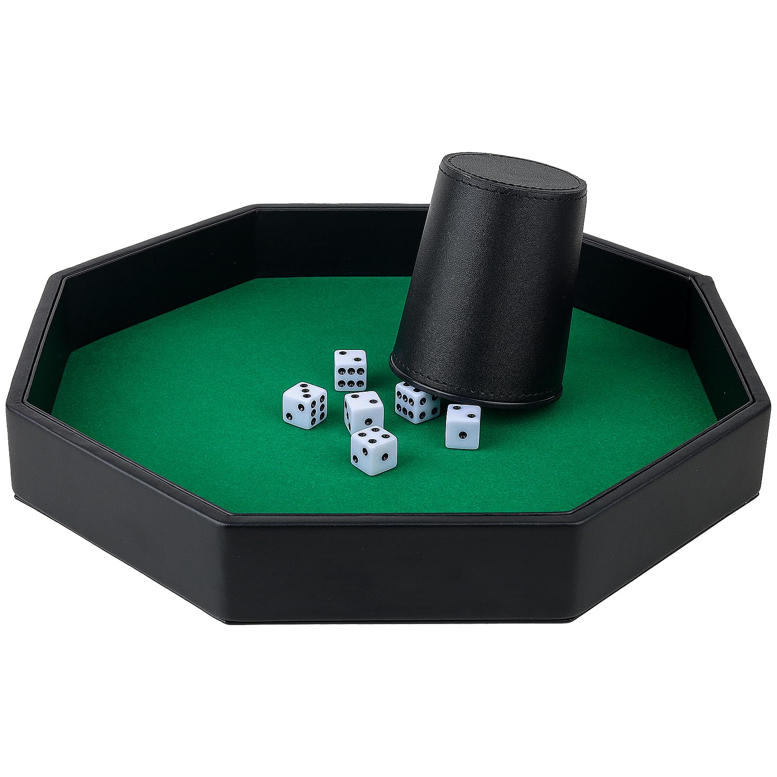 RERIVER tray features velvet interior that reduces dice noise during rolls