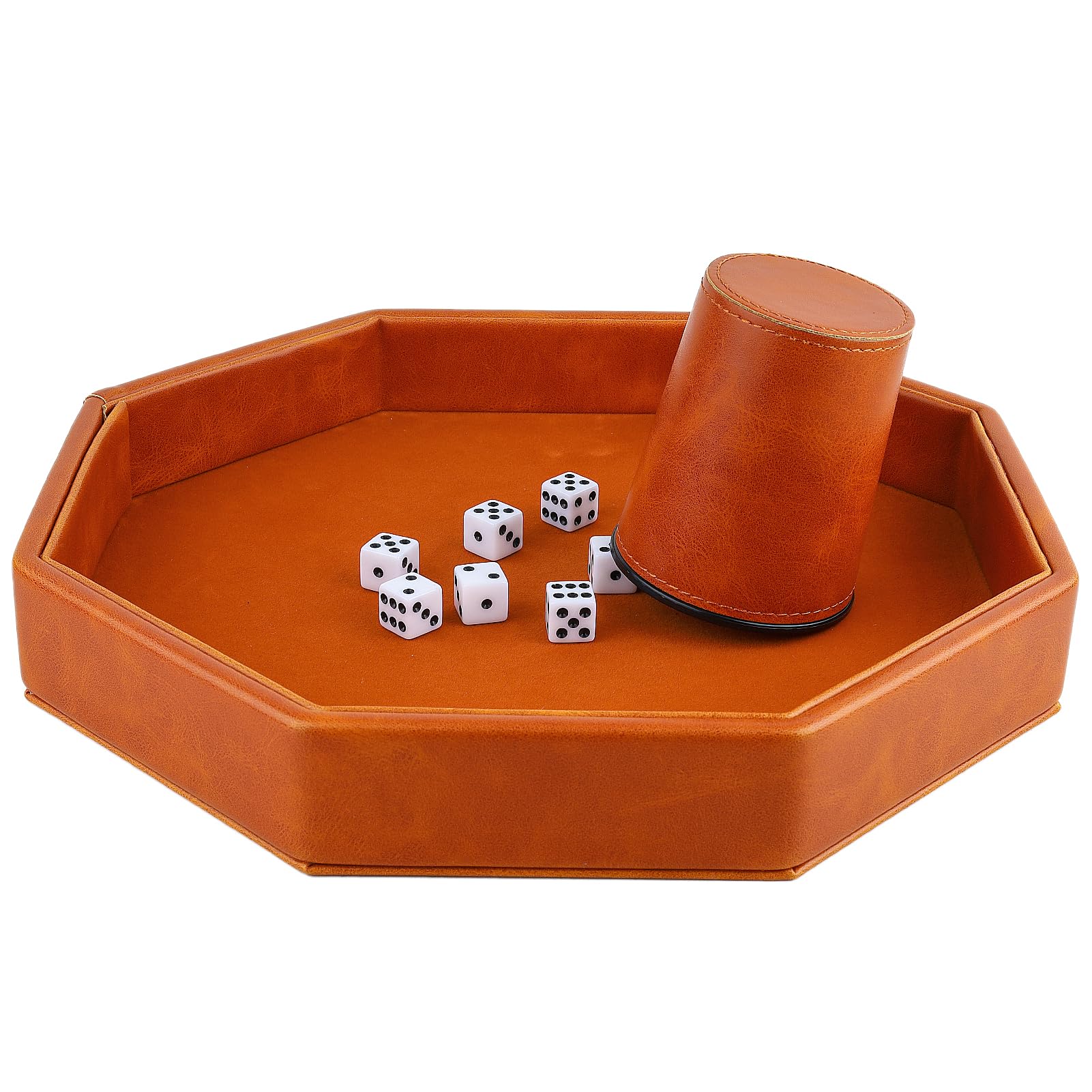 RERIVER dice tray thick sides protect table and keep dice inside