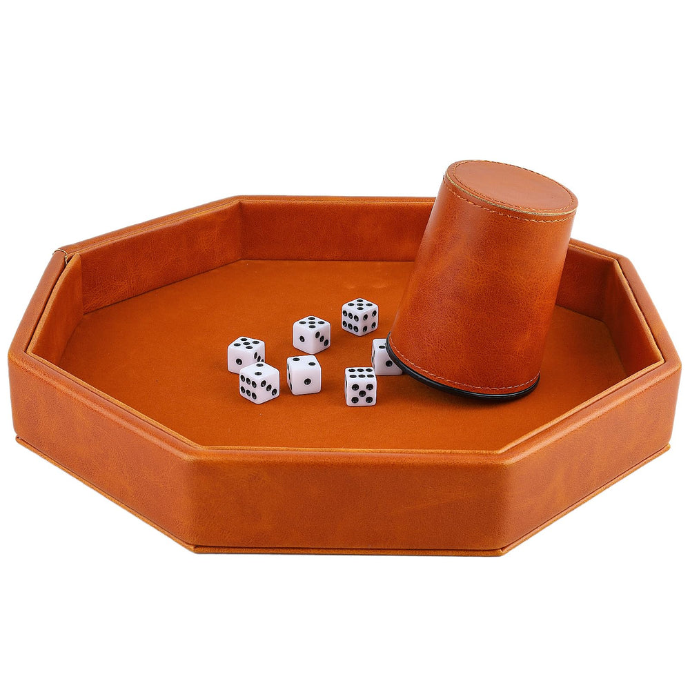 RERIVER dice tray thick sides protect table and keep dice inside