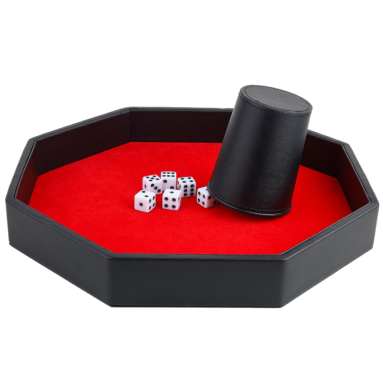 RERIVER thick side walls keep dice contained during turns