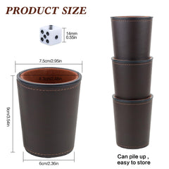 RERIVER interior view with 14mm dice inside the cup.