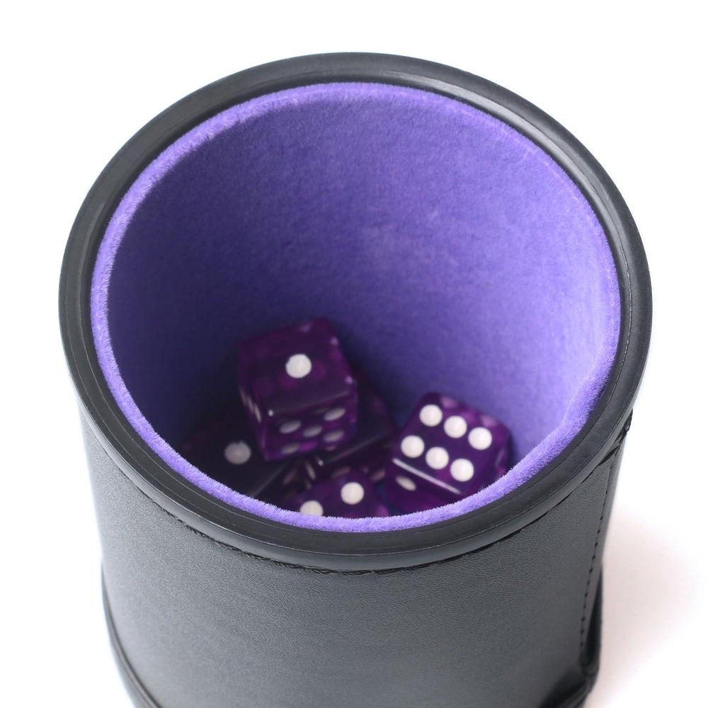 RERIVER six purple translucent D6 dice for vibrant gameplay visuals
