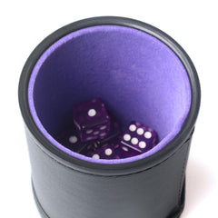 RERIVER six purple translucent D6 dice for vibrant gameplay visuals