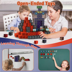 Resflycheng Lava Portal iron storage box with magnetic blocks for easy organization