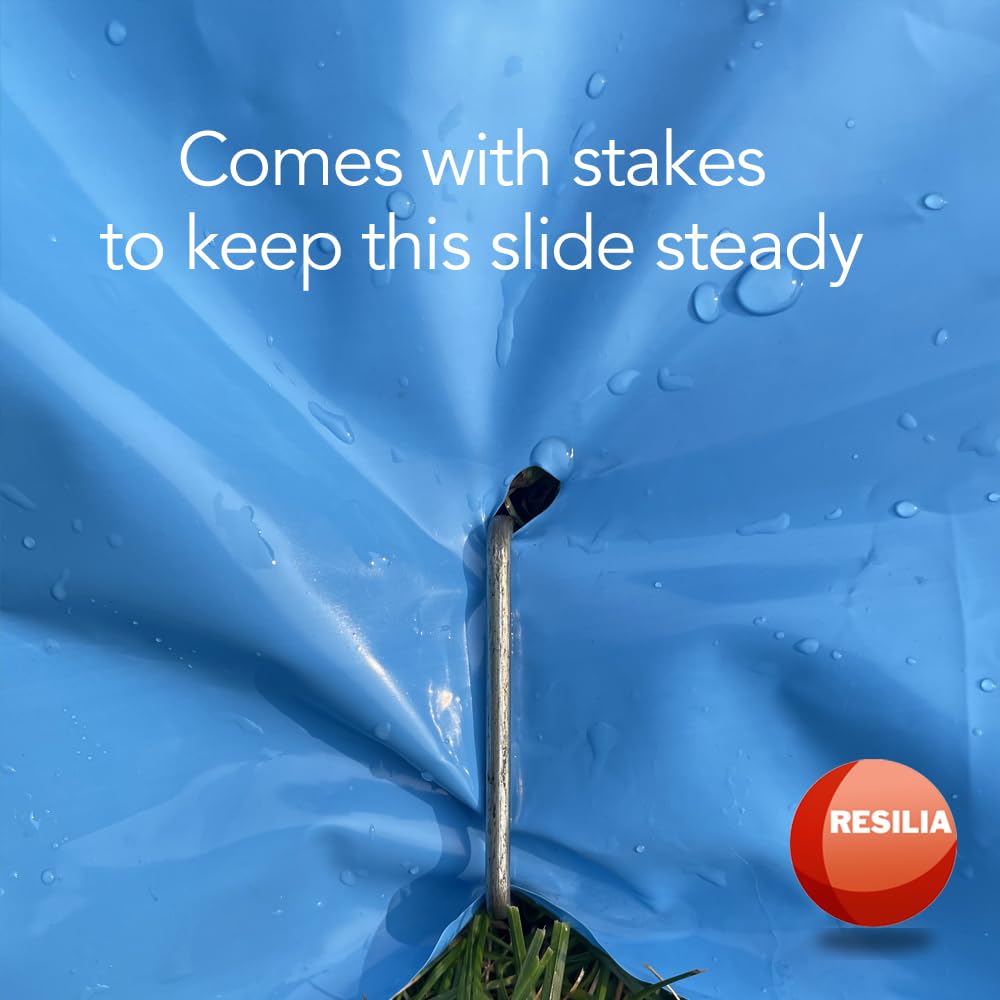 RESILIA Super Slip Lawn Water Slide XL UV-stabilized surface lasts longer.