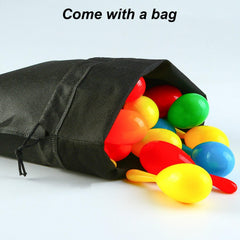 Resinta neon maracas show 4-inch size for classroom use.