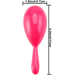 Resinta maracas beads inside create crisp rattling sound.