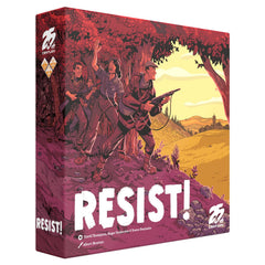 Resist! tabletop play shot emphasizes tactical thinking during a round.