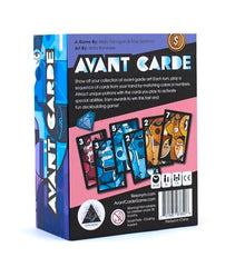 Resonym Avant Carde cards spread—colorful deck for quick, strategic play.