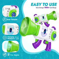 Resosese dual-grip design fits kids' hands for easy control.