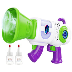 Resosese fart gun with fog ring in action for imaginative play.