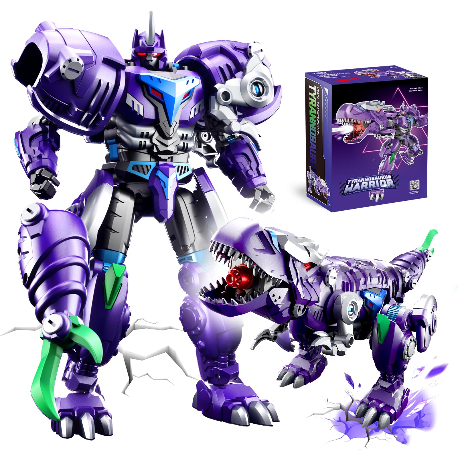 Resosese Transforming Toy 2in1 Robot Dragon for dynamic play and imaginative battles.