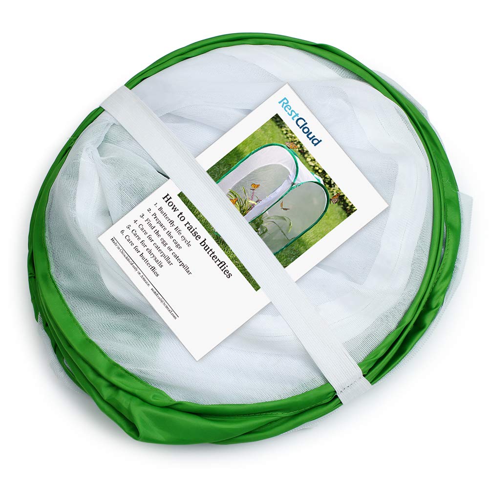 RESTCLOUD Monarch Habitat mesh panel providing airflow and comfort for instars