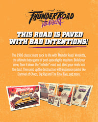 Expansion contents hint at new rules and varied setups for Thunder Road Vendetta