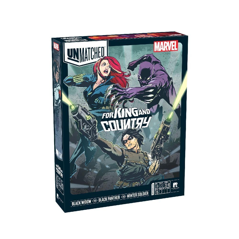 Unmatched: Marvel on the Helicarrier battlefield by Restoration Games for epic family strategy battles.
