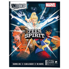 Restoration Games Unmatched Teen Spirit Ms Marvel size change action for dynamic combat