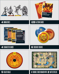 Restoration Games Unmatched Vol 2 health dials tracking hero damage