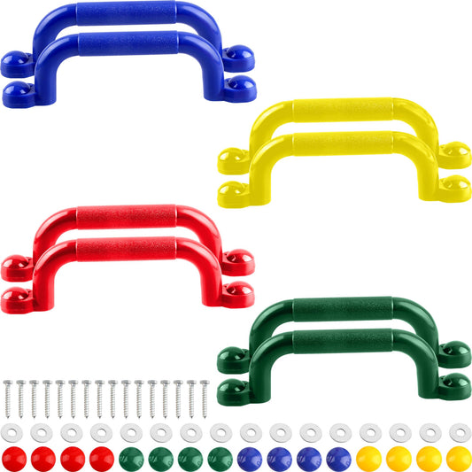 Restroma playground safety handle close-up showing 24 cm length for secure grip