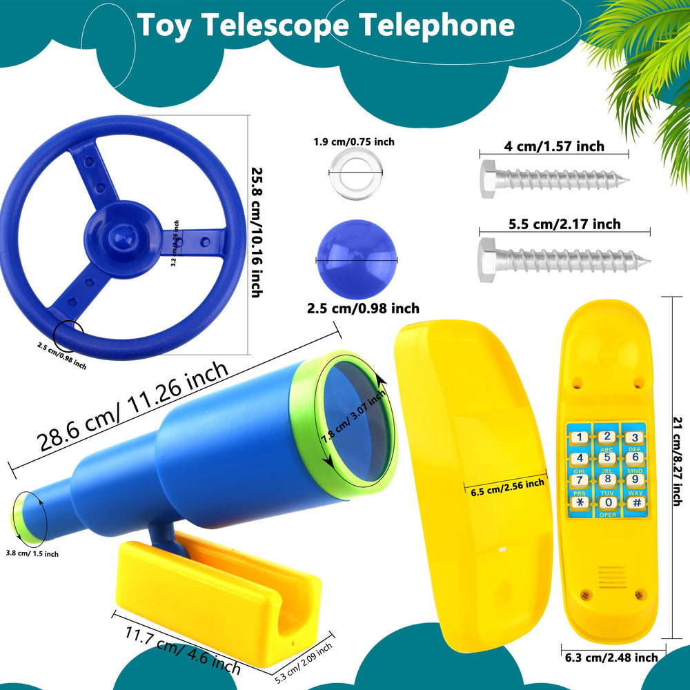 Restroma plastic telescope with 360-degree rotation for curious explorers.