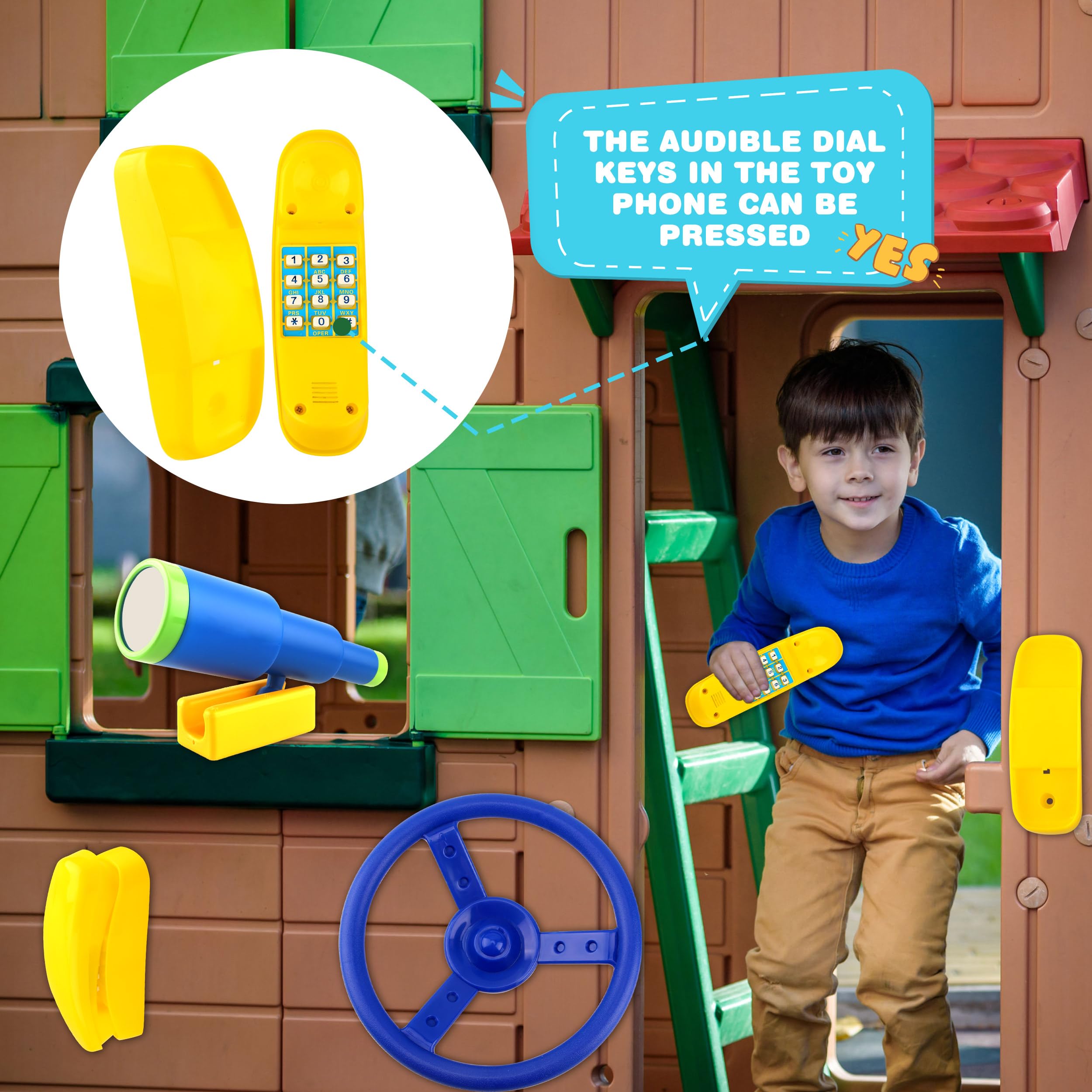 Restroma playset accessory for backyard adventures.