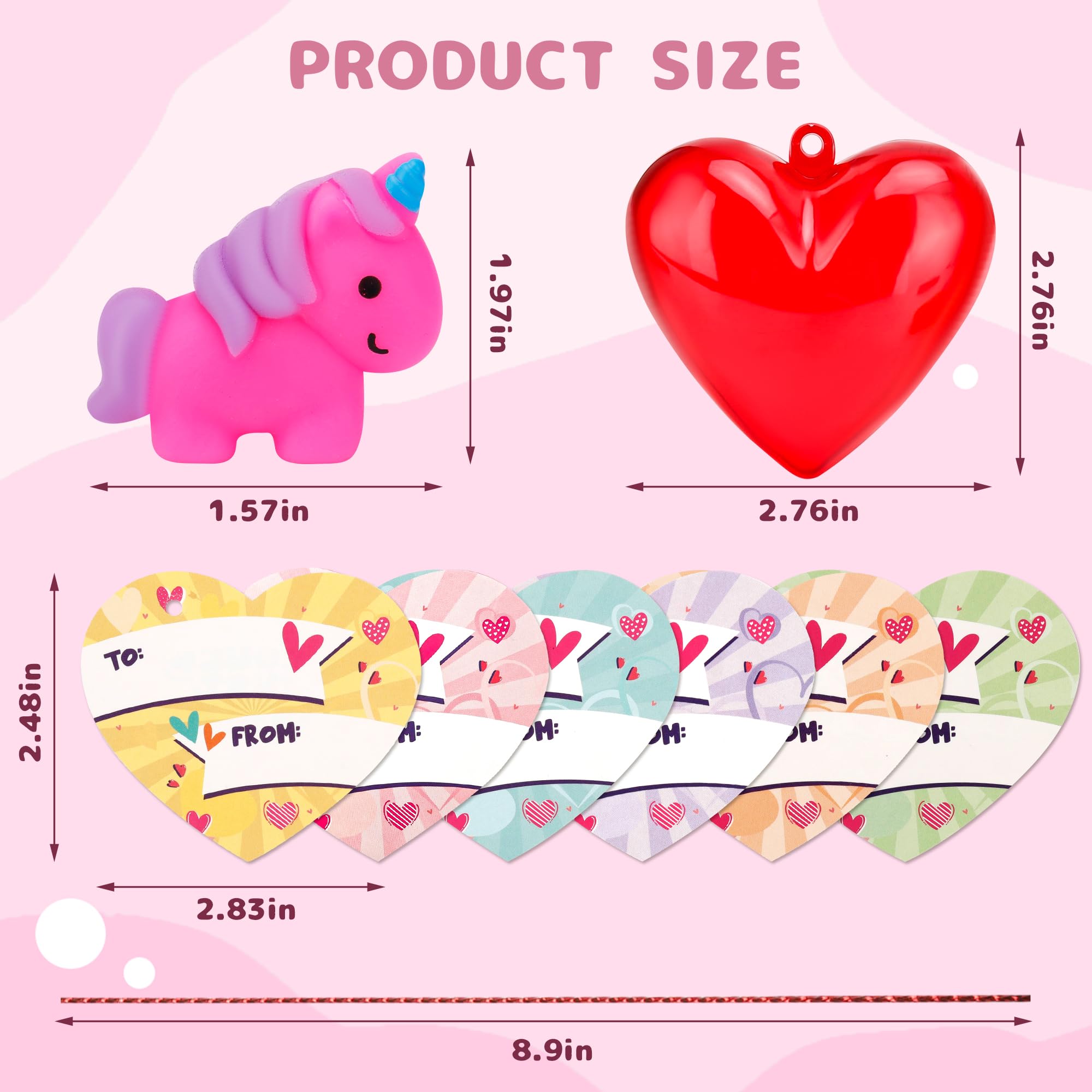 Resumplan red heart-shaped cases organized gifts and rewards.