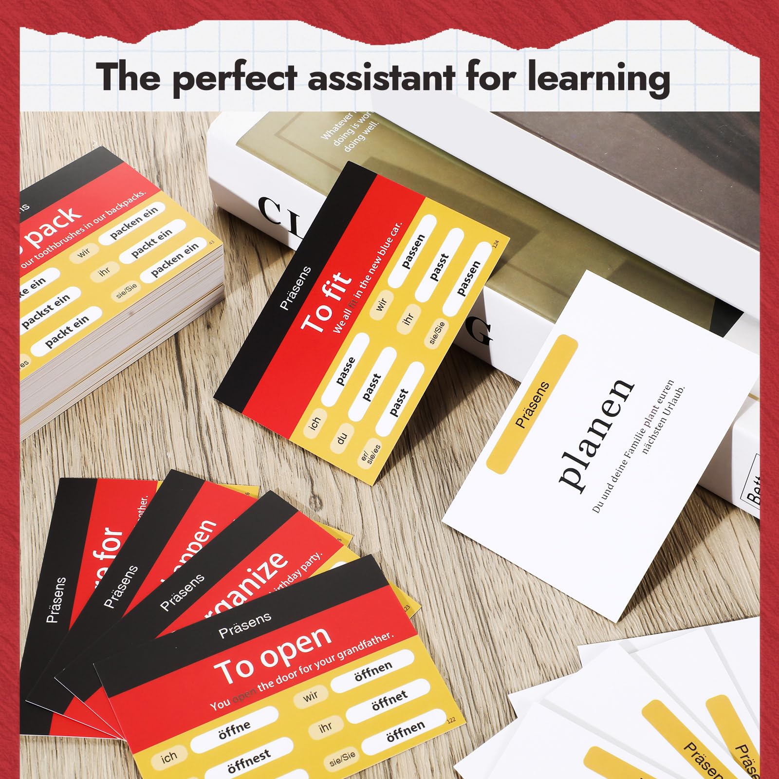 Resurhang colorful gift-ready flashcards suitable for learners