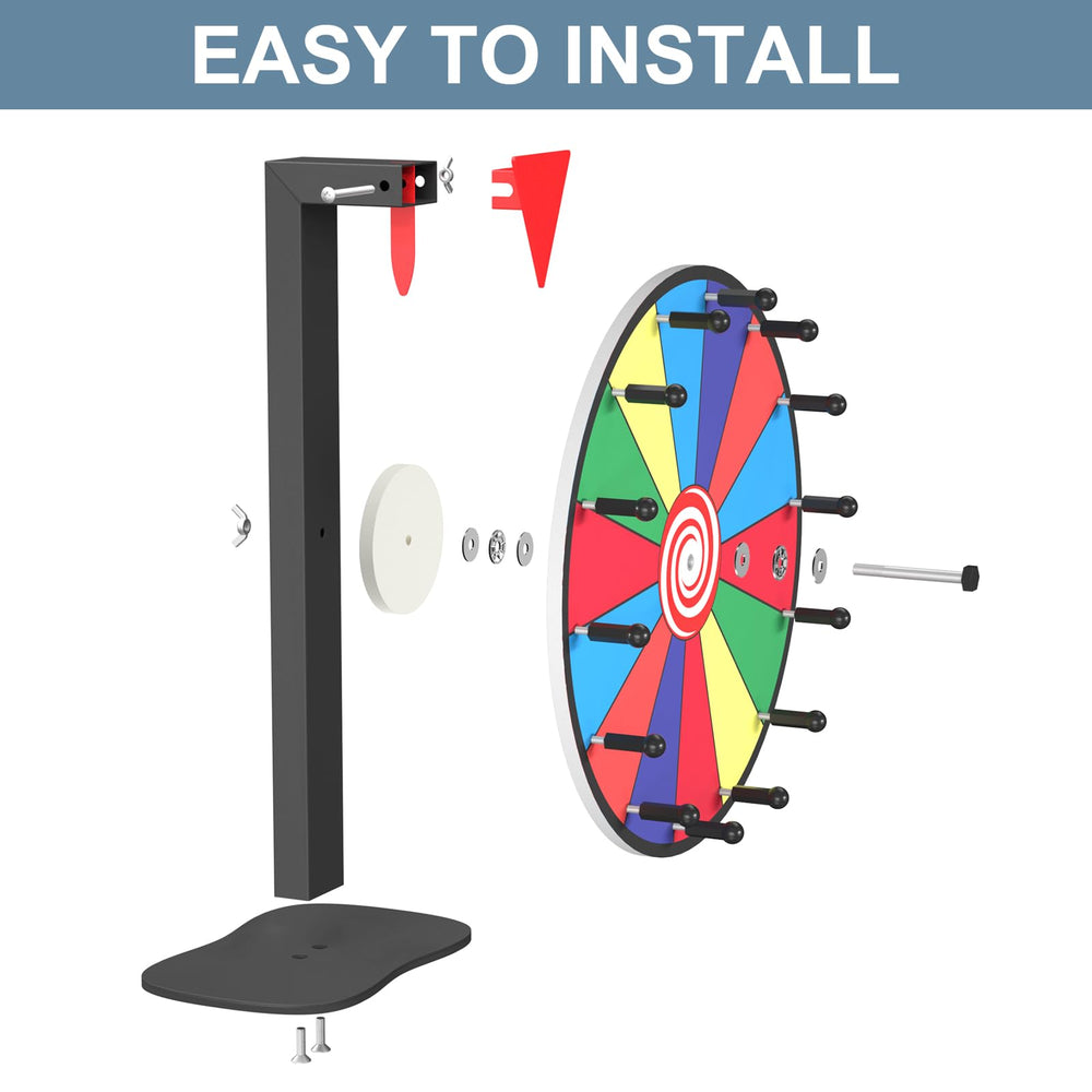 Retbtnm prize wheel ideal for birthdays and parties