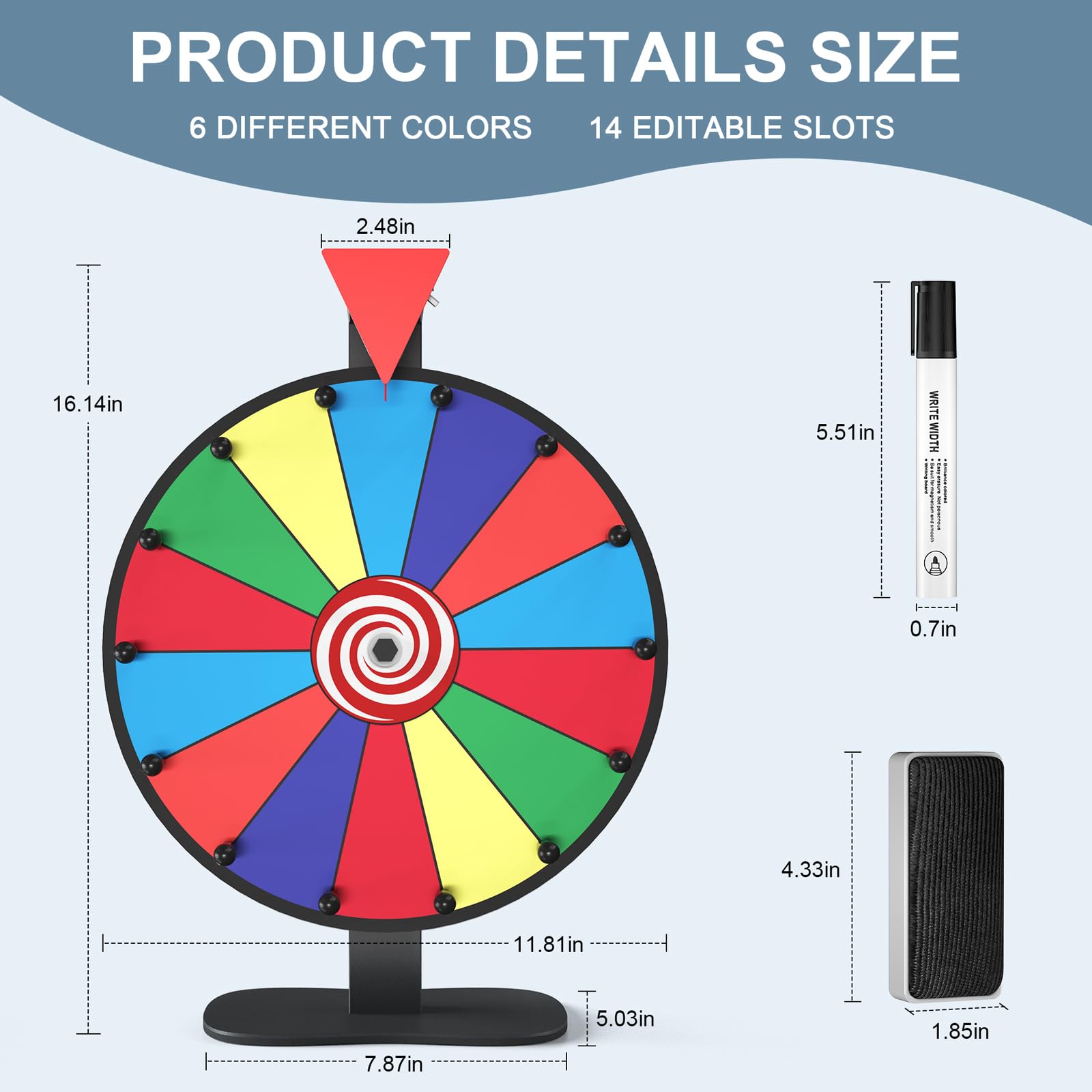 Retbtnm wheel uses silicone dampers for smooth spins