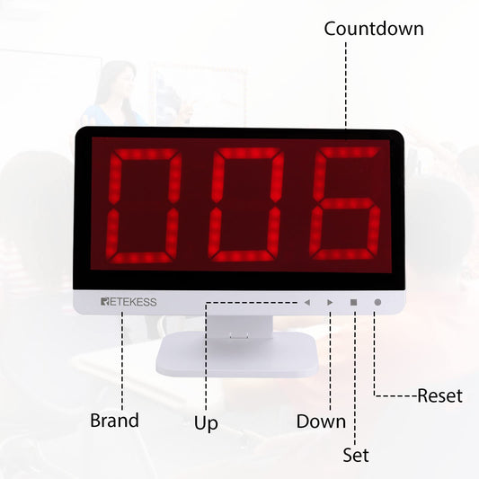 Retekess TM101 buzzer buttons ready for rapid-response gameplay.