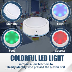 Retekess TM101 buzzer set with 6 included for classroom use.