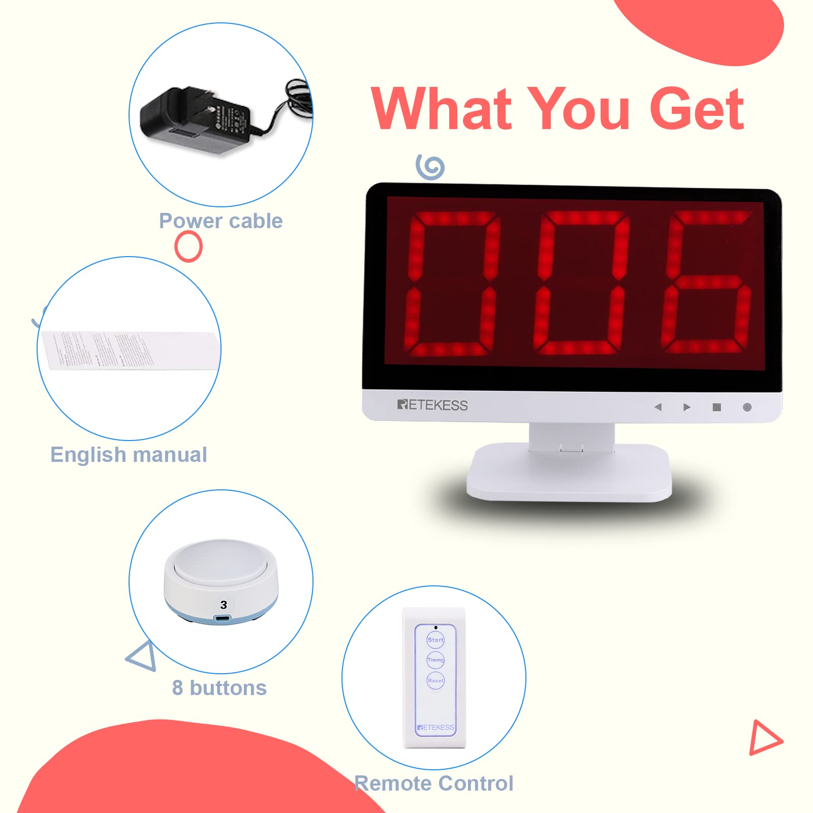Retekess TM101 classroom tool sparks engagement and orderly competition.